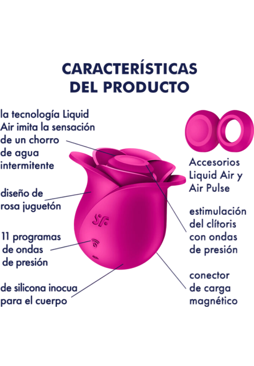 Κλειτοριδικός δονητής από σιλικόνη σε φούξια χρώμα