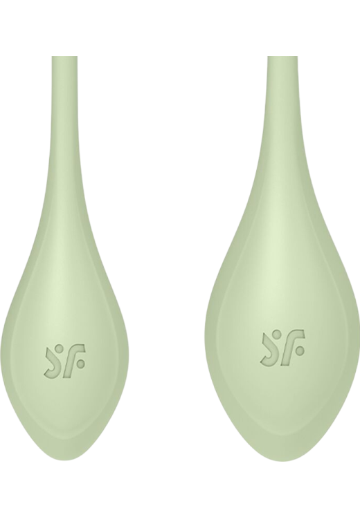 Kegel μπάλες από σιλικόνη σε πράσινο χρώμα, μέγιστης διαμέτρου 3 εκ.