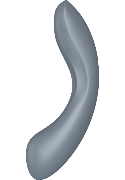 Παλμικός δονητής από σιλικόνη σε γκρι χρώμα