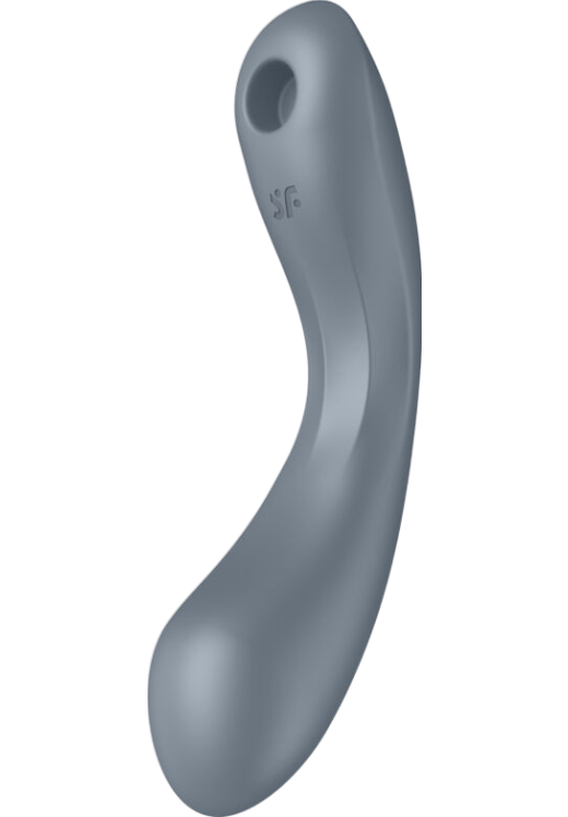 Παλμικός δονητής από σιλικόνη σε γκρι χρώμα