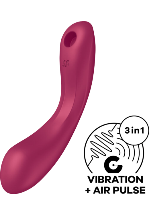 Παλμικός δονητής από σιλικόνη σε κόκκινο χρώμα