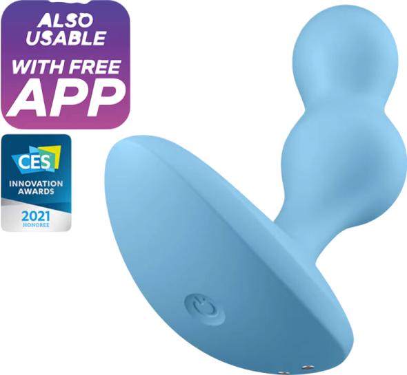 Δονούμενη σφήνα από σιλικόνη σε μπλέ χρώμα