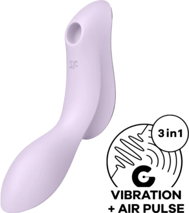 Δονητής σημείου g από σιλικόνη σε μοβ χρώμα