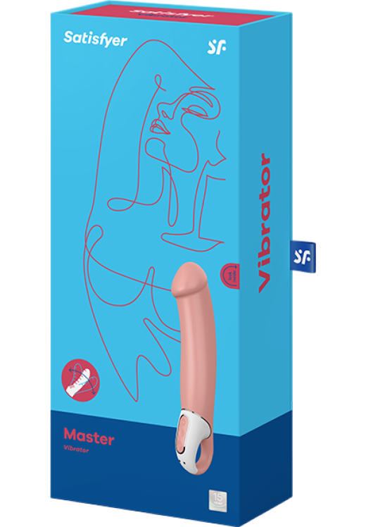 Ρεαλιστικός δονητής από σιλικόνη σε φυσικό χρώμα, μήκους 23,5 εκ. και μέγιστης διαμέτρου 4,4 εκ.