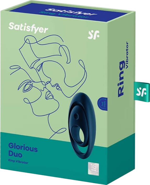 Δονούμενο δαχτυλίδι από σιλικόνη σε μπλέ χρώμα