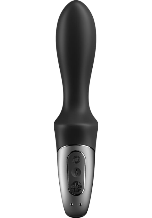 Πρωκτικός δονητής από σιλικόνη σε μαύρο χρώμα