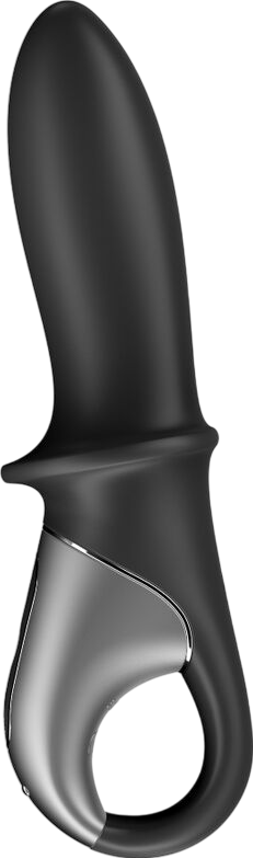 Πρωκτικός δονητής από σιλικόνη σε μαύρο χρώμα