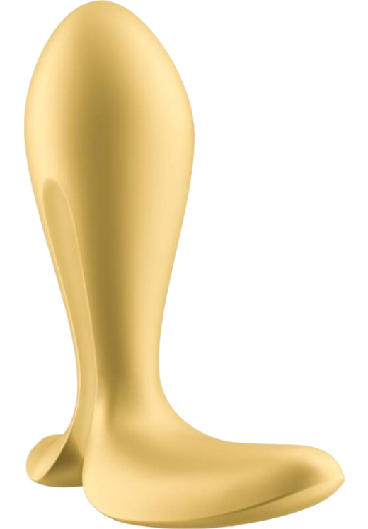 Δονούμενη σφήνα από σιλικόνη σε κίτρινο χρώμα