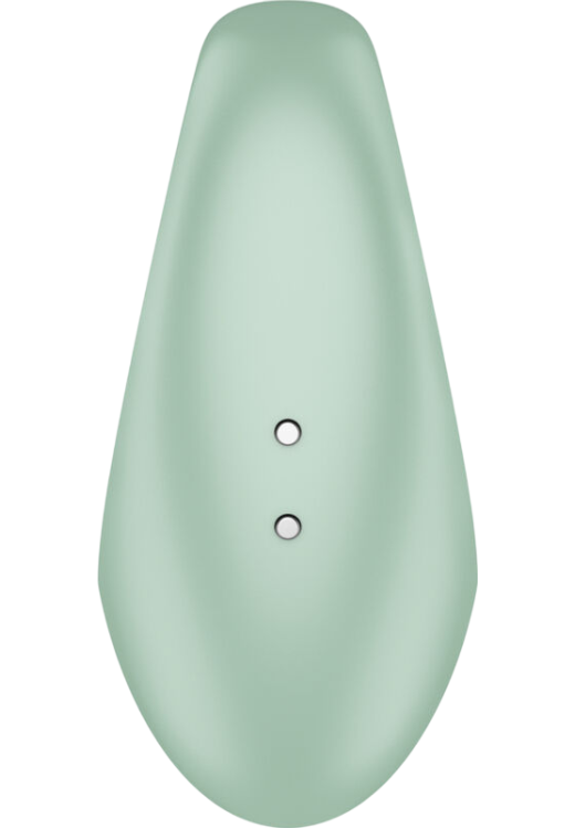 Layon δονητής από σιλικόνη σε πράσινο χρώμα, μήκους 6 εκ. και μέγιστης διαμέτρου 6 εκ.