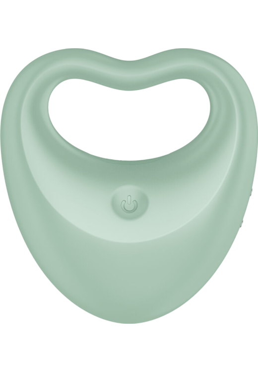 Layon δονητής από σιλικόνη σε πράσινο χρώμα, μήκους 6 εκ. και μέγιστης διαμέτρου 6 εκ.