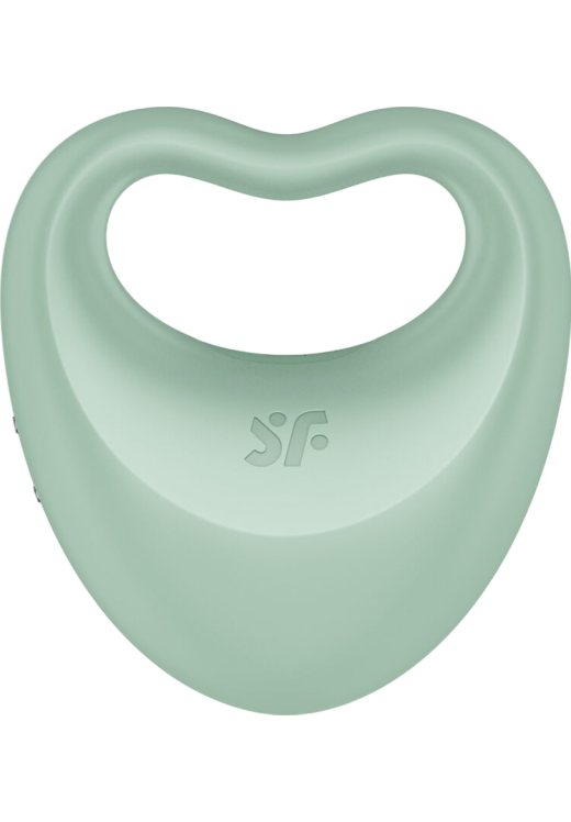 Layon δονητής από σιλικόνη σε πράσινο χρώμα, μήκους 6 εκ. και μέγιστης διαμέτρου 6 εκ.