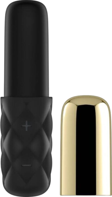 Layon δονητής από σιλικόνη σε μαύρο χρώμα