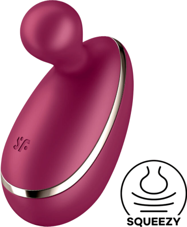 Layon δονητής από σιλικόνη σε μπορντό χρώμα