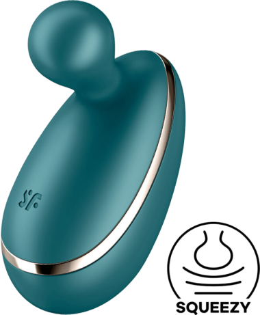 Layon δονητής από σιλικόνη σε πράσινο χρώμα