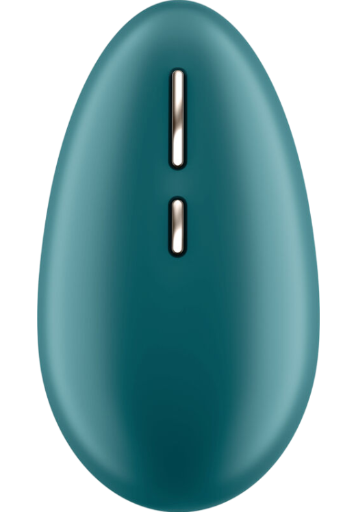 Layon δονητής από σιλικόνη σε πράσινο χρώμα