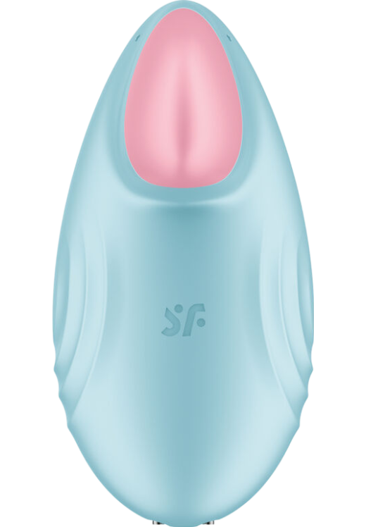 Layon δονητής από σιλικόνη σε μπλέ χρώμα