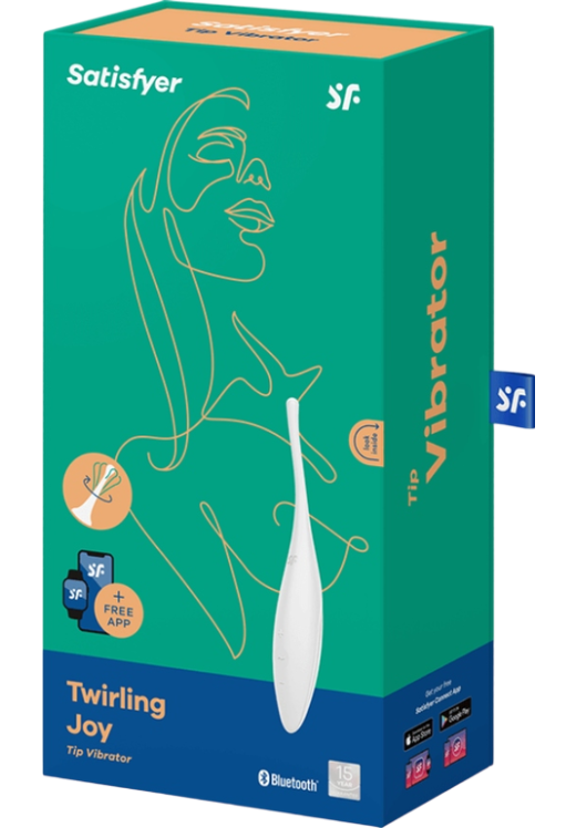 Layon δονητής από σιλικόνη σε λευκό χρώμα