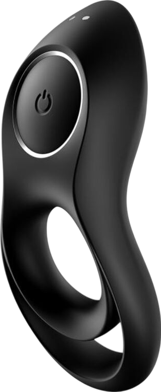 Δονούμενο δαχτυλίδι από σιλικόνη σε μαύρο χρώμα