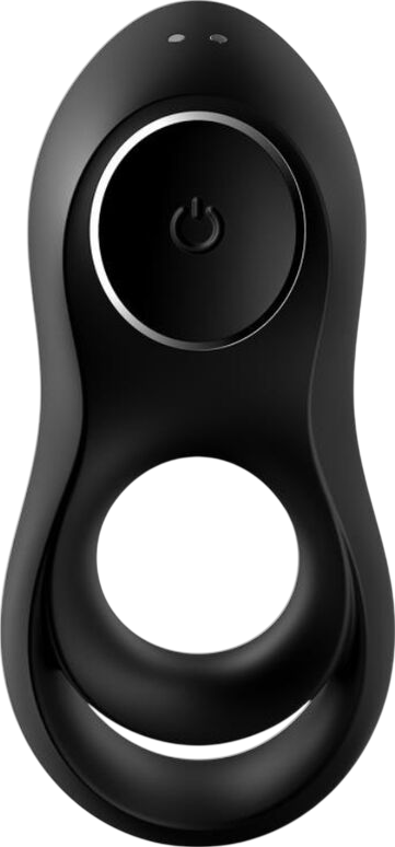 Δονούμενο δαχτυλίδι από σιλικόνη σε μαύρο χρώμα