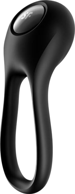 Δονούμενο δαχτυλίδι από σιλικόνη σε μαύρο χρώμα