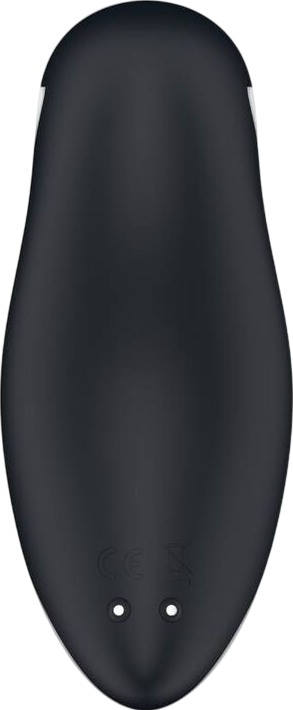 Παλμικός δονητής από σιλικόνη σε λευκό χρώμα, μήκους 11,5 εκ. και μέγιστης διαμέτρου 5,6 εκ.