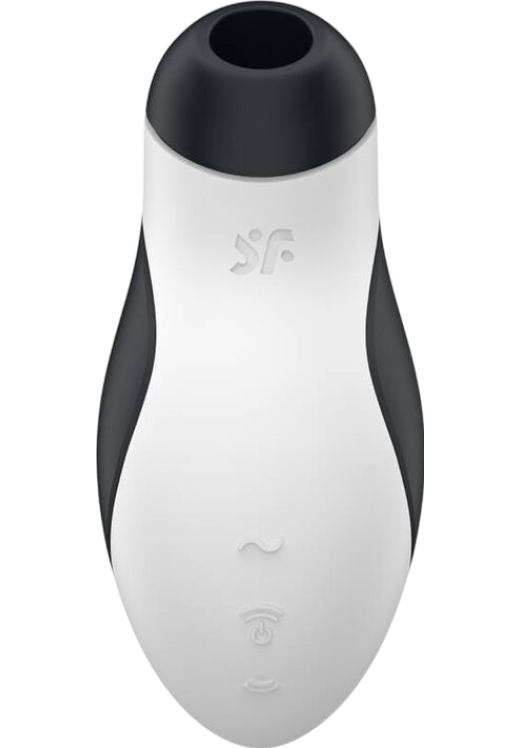 Παλμικός δονητής από σιλικόνη σε λευκό χρώμα, μήκους 11,5 εκ. και μέγιστης διαμέτρου 5,6 εκ.