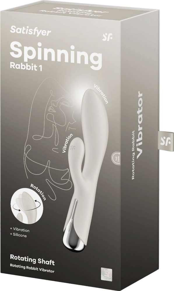 Rabbit δονητής από σιλικόνη σε μπεζ χρώμα
