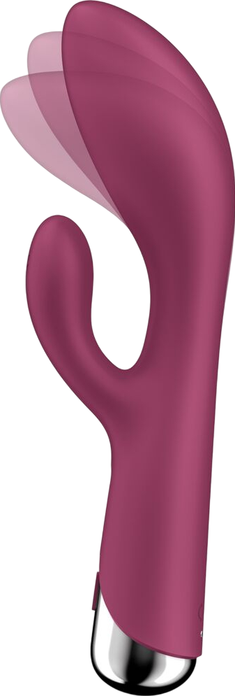 Rabbit δονητής από σιλικόνη σε μοβ χρώμα