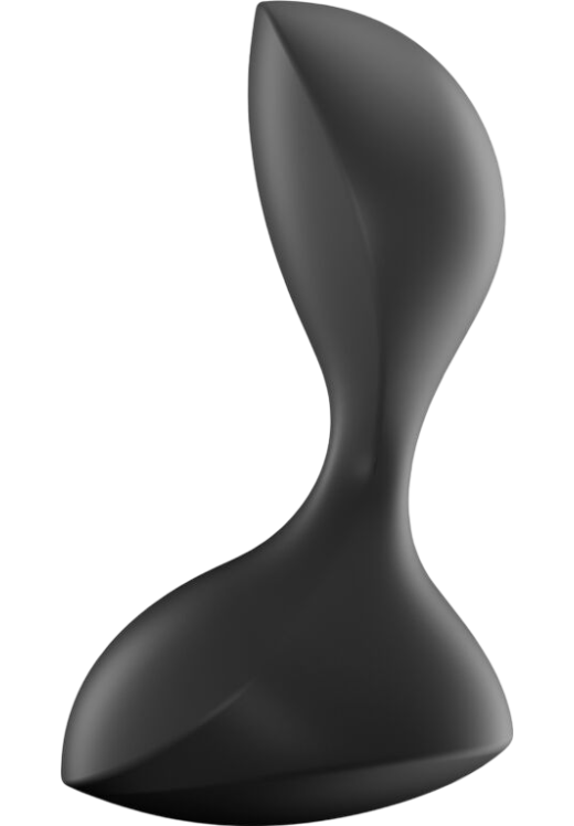 Δονούμενη σφήνα από σιλικόνη σε μαύρο χρώμα
