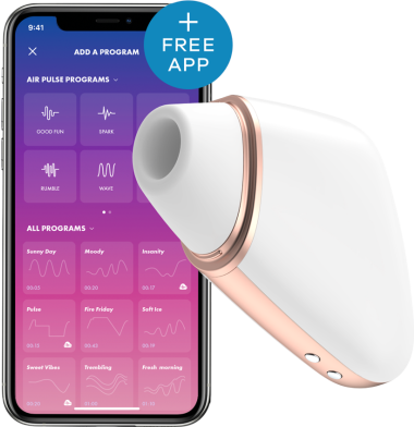 Κλειτοριδικός δονητής από σιλικόνη σε λευκό χρώμα, μήκους 9 εκ.