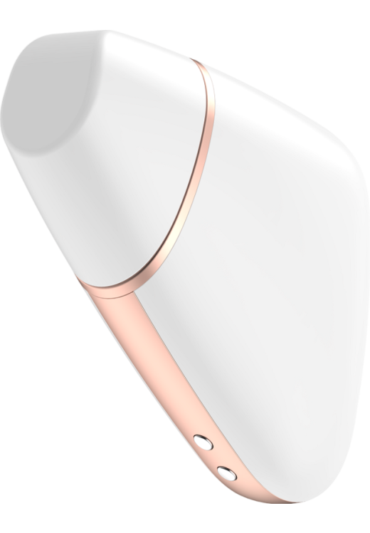 Κλειτοριδικός δονητής από σιλικόνη σε λευκό χρώμα, μήκους 9 εκ.