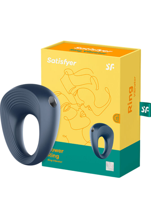 Δονούμενο δαχτυλίδι από σιλικόνη σε μπλέ χρώμα