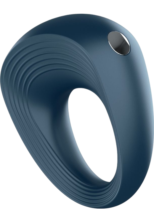 Δονούμενο δαχτυλίδι από σιλικόνη σε μπλέ χρώμα