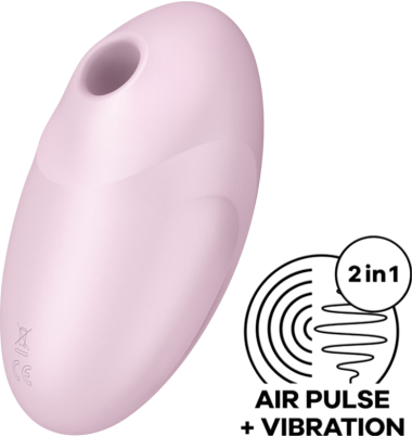 Παλμικός δονητής από σιλικόνη σε ροζ χρώμα