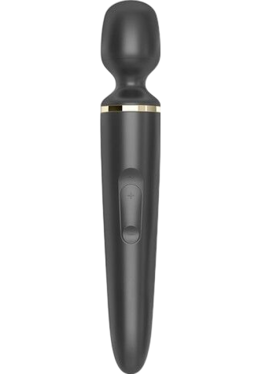 Δονητής μασάζ από σιλικόνη σε μαύρο χρώμα, μήκους 34 εκ. και μέγιστης διαμέτρου 7,8 εκ.