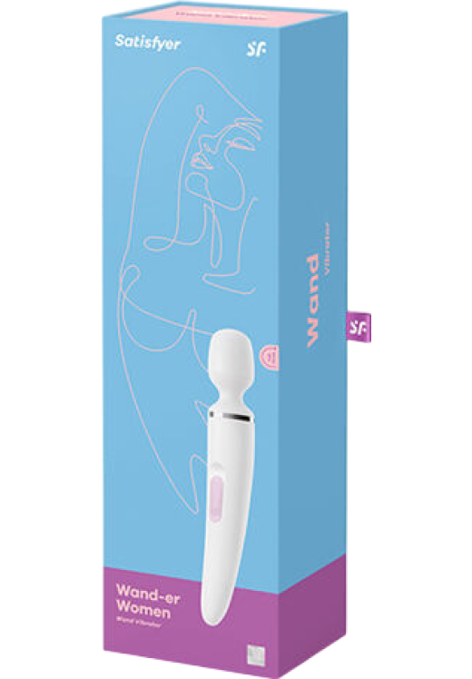 Δονητής μασάζ από σιλικόνη σε λευκό χρώμα, μήκους 34 εκ. και μέγιστης διαμέτρου 7,8 εκ.