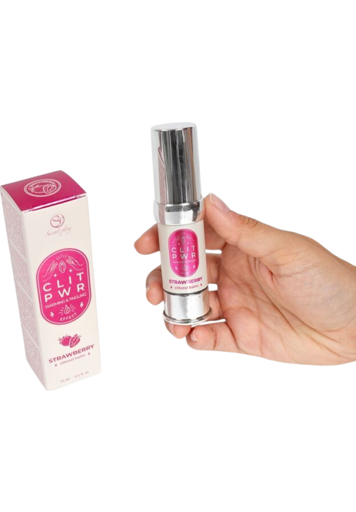 Γυναικείο διεγερτικό με γεύση φράουλα σε συσκευασία 15  ml