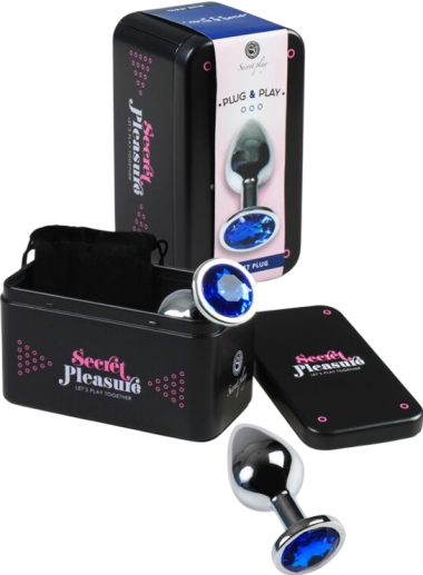 Μεταλλική σφήνα με κόσμημα σε ασημί χρώμα, μήκους 8,5 εκ. και μέγιστης διαμέτρου 3,5 εκ.