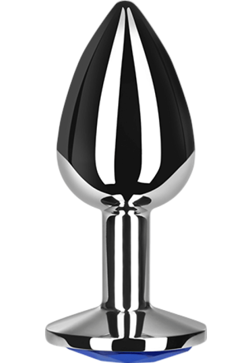 Μεταλλική σφήνα με κόσμημα σε ασημί χρώμα, μήκους 10 εκ. και μέγιστης διαμέτρου 4 εκ.