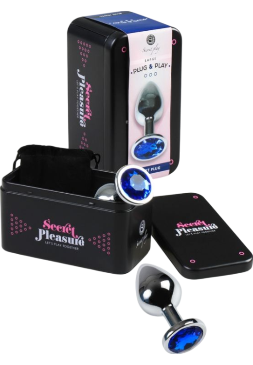 Μεταλλική σφήνα με κόσμημα σε ασημί χρώμα, μήκους 10 εκ. και μέγιστης διαμέτρου 4 εκ.