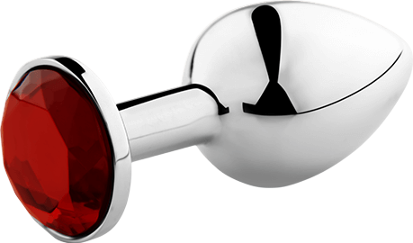 Μεταλλική σφήνα με κόσμημα σε ασημί χρώμα, μήκους 10 εκ. και μέγιστης διαμέτρου 4 εκ.