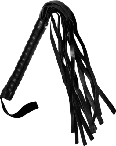 Μαστίγιο σε μαύρο χρώμα, μήκους 44 εκ.