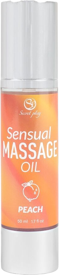 Λάδι μασάζ με γεύση ροδάκινο σε συσκευασία 50 ml