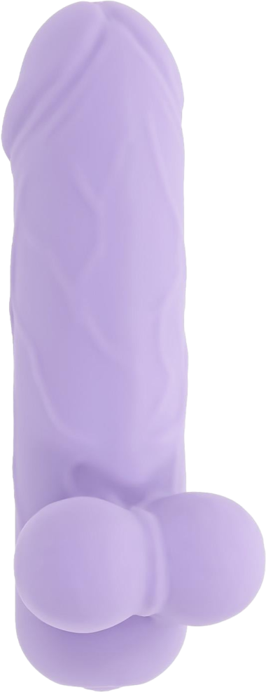 Μίνι δονητής από σιλικόνη σε λιλά χρώμα, μήκους 9,2 εκ. και μέγιστης διαμέτρου 2,5 εκ.