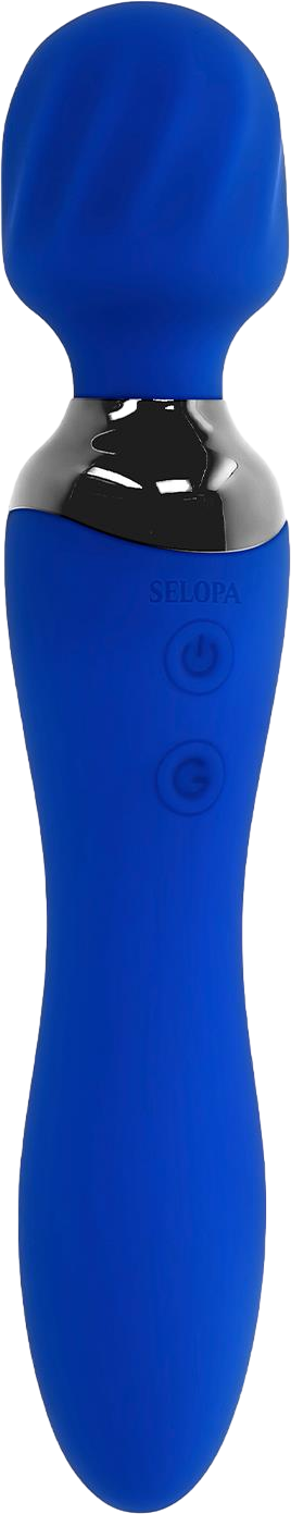 Δονητής μασάζ από σιλικόνη σε μπλέ χρώμα, μήκους 19,9 εκ. και μέγιστης διαμέτρου 3,3 εκ.