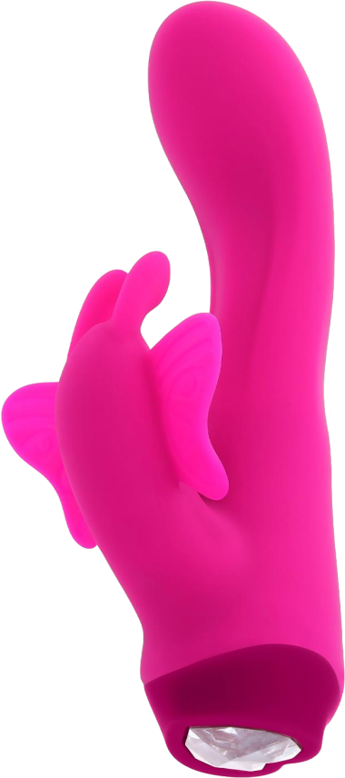Rabbit δονητής από σιλικόνη σε φούξια χρώμα, μήκους 13,8 εκ. και μέγιστης διαμέτρου 2,9 εκ.