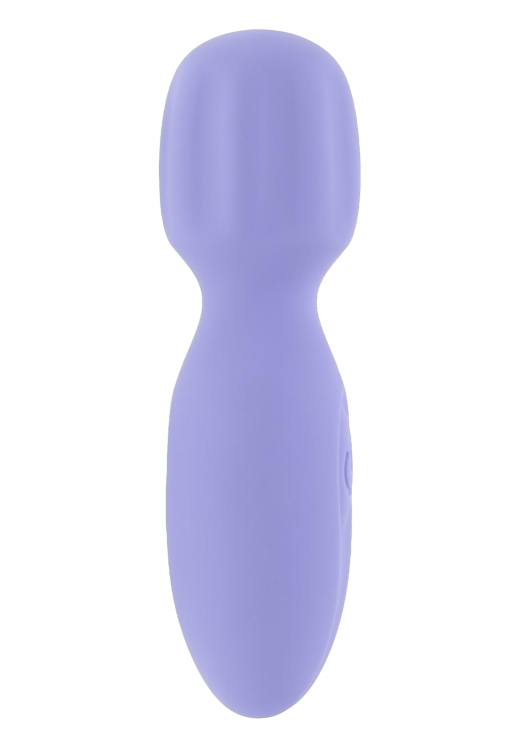 Δονητής μασάζ από σιλικόνη σε μοβ χρώμα, μήκους 10,9 εκ. και μέγιστης διαμέτρου 3,2 εκ.