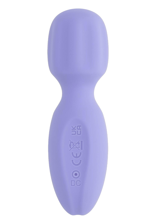 Δονητής μασάζ από σιλικόνη σε μοβ χρώμα, μήκους 10,9 εκ. και μέγιστης διαμέτρου 3,2 εκ.