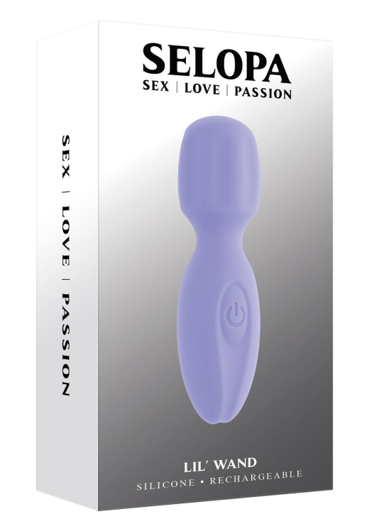 Δονητής μασάζ από σιλικόνη σε μοβ χρώμα, μήκους 10,9 εκ. και μέγιστης διαμέτρου 3,2 εκ.