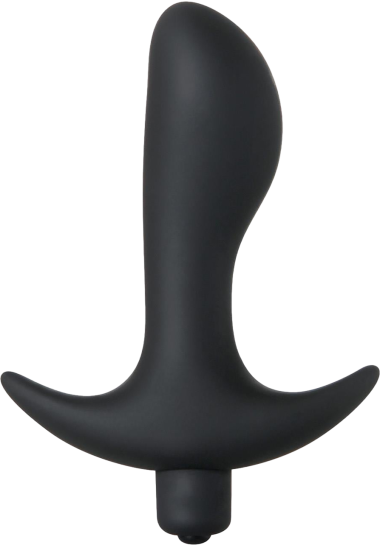 Dildo προστάτη από σιλικόνη σε μαύρο χρώμα, μήκους 12,7 εκ. και μέγιστης διαμέτρου 3,1 εκ.